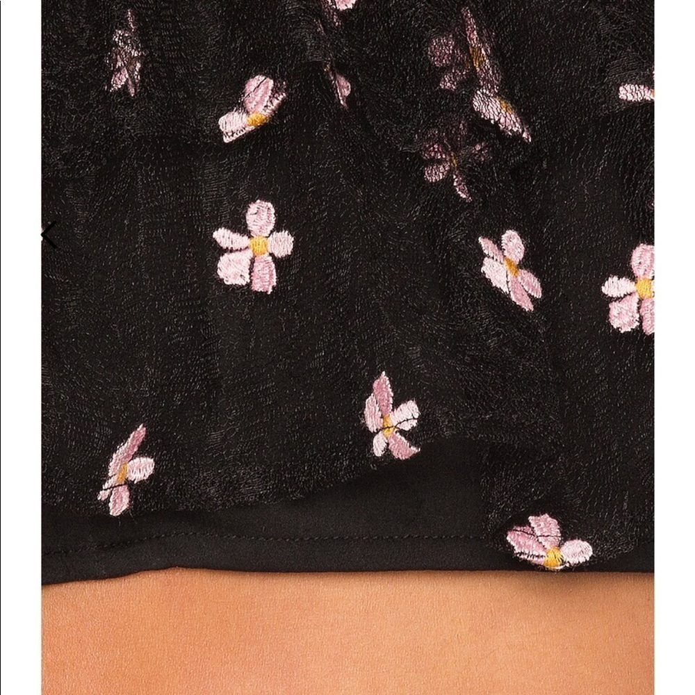 Lovers + Friends Juliana Floral Mesh Crop Top - Picture 3 of 12